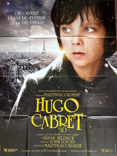 Affiche cinéma hugo - affiche,