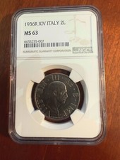 ITALY KINGDOM 1936-R YR.XIV  2