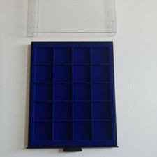 CASSETTO PER MONETE CONTENITORE SOVRAPPONIBILE 20 CASELLE 47 X47 MM MASTERPHIL