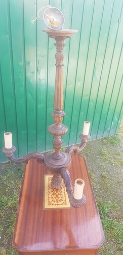 Lampadario legno vintage a - legno,