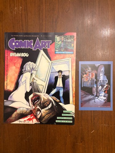 Comic art con card dylan - con,