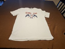 T-shirt Pearl Jam 2022 World Tour bianca taglia extra large XL