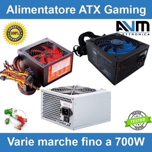 Alimentatore atx gaming 700w - atx,