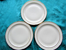 3 Piatti Piani In Porcellana