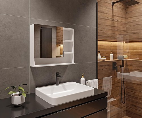 Armadietto bagno bianco - armadietto, da