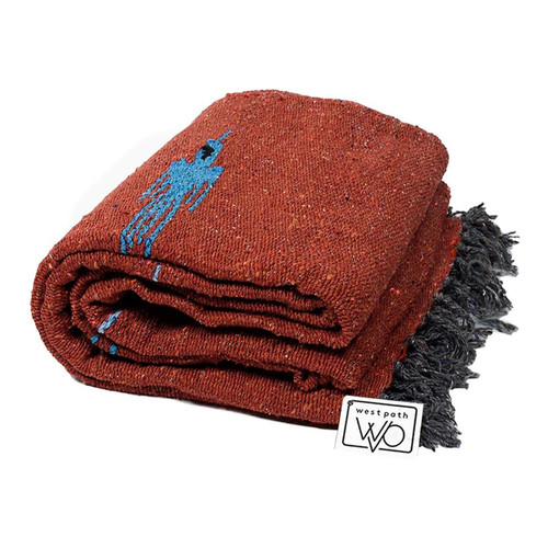 Coperta yoga messicana rosso - messicana,