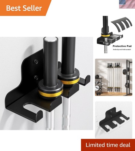 Space saving barbell hanger - barbell,