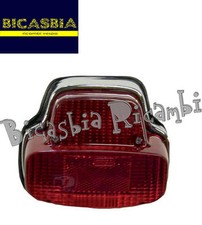 2486 - FANALE POSTERIORE METALLO CROMATO VESPA 125 SUPER GT 150 SPRINT SUPER