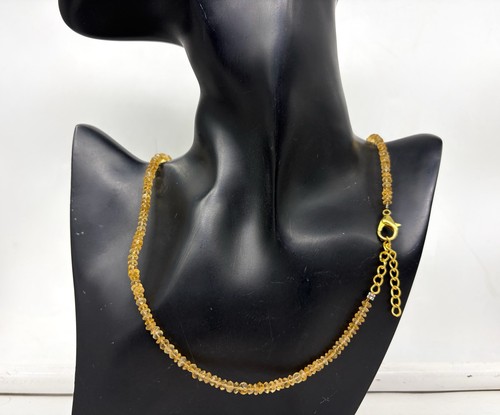 Collana citrino naturale - , 20"