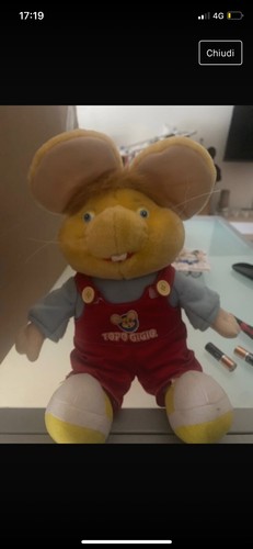 Peluche topo gigio anni - peluche, 90