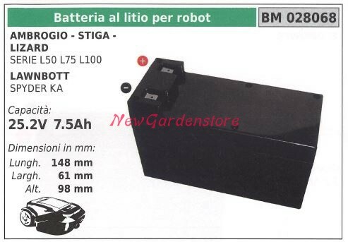 Batteria litio per - litio, pr