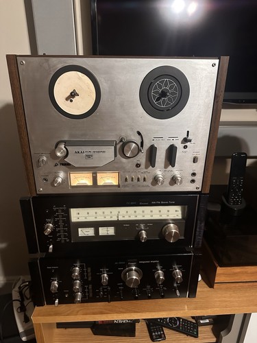 Akai 4000d stereo tape - tape, deck