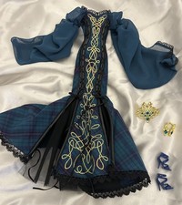 Abito vestito celtico barbie - vestito,