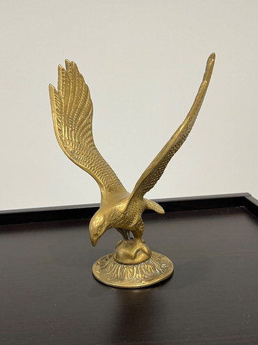 Antica statuina ottone - statuina,