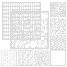 9 Sheets Stencil Da Parete