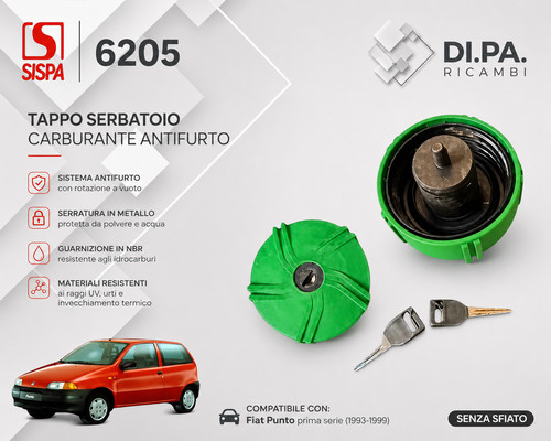 Tappo serbatoio benzina - serbatoio,