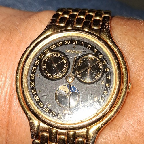 Movado museum quartz - quartz, moon