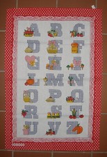 STROFINACCIO CANOVACCIO GRANDE COTONE ALFABETO CM.89X60