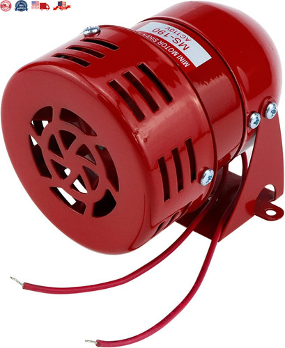 Sirena motore rossa 1pz - rossa,