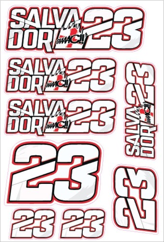 Luca salvadori moto - salvadori, adesivo
