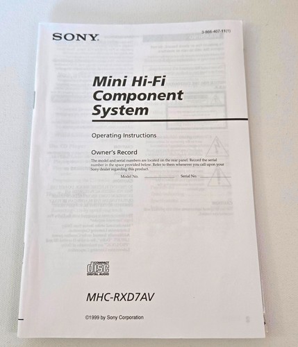 Sony mini component - hi-fi,