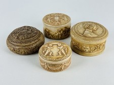 Signa Firenze Collezione 4 Antiche Scatole Rotonde In Terracotta XX Sec.