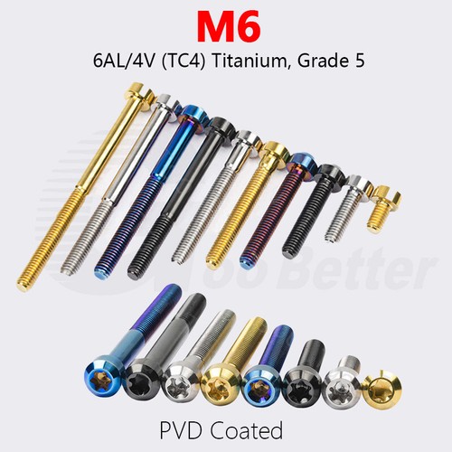Bullone titanio torx - titanio, m6