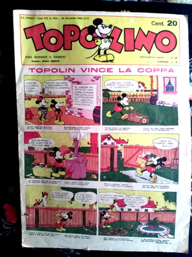 Topolino giornale avventuroso - giornale,