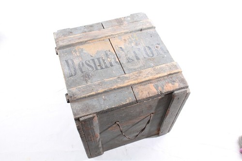Vecchio scatola legno cassetta - scatola,