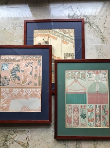Art nouveau jugendstil stampe - art,