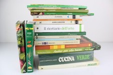 Lotto 19 Libri di Cucina VERDE RICETTE Contorni Insalate Verdure VEGETARIANE