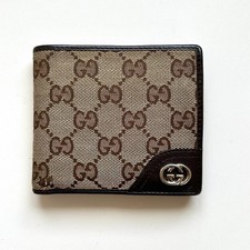 Gucci portafoglio bifold - bifold, gg