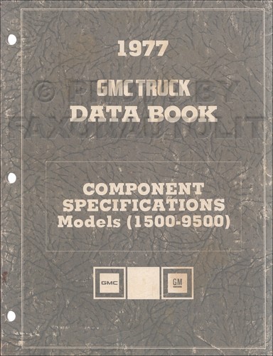 1977 gmc specifiche dei - gmc,
