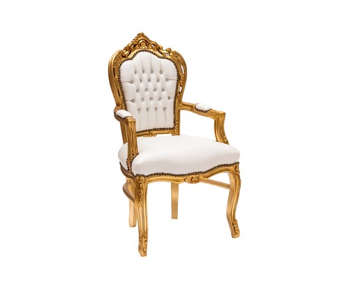 Sedia poltrona legno foglia - in,