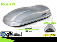 GMN8 BAULE BOX PORTAPACCHI AUTO FARAD MARLIN F3 400LT GRIGIO METALLIZZATO