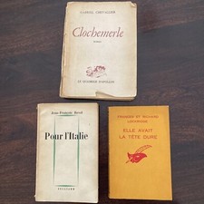 3 libri in francese. anni 50-60. 