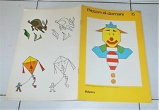 Album MALIPIERO PITTORI DI DOMANI 5 anni 70 Disegni Cornicette Disegno Cornici