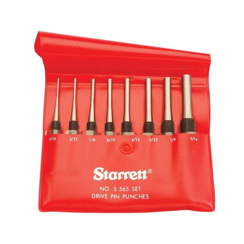 Starrett drive pin punch set - pin,