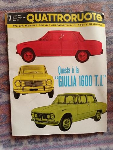 Quattroruote 1962 luglio - quattroruote,