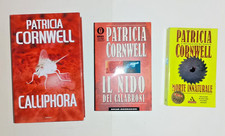LOTTO 3 LIBRI PATRICIA CORNWELL - CALLIPHORA+NIDO CALABRONI+MORTE INNATURALE