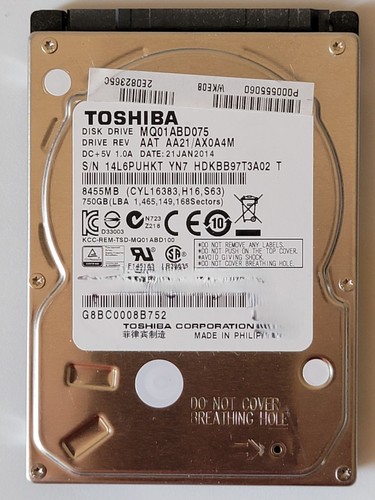 Toshiba 500 interno 7200 - toshiba,