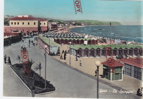 Cartolina marche fano la - fano,