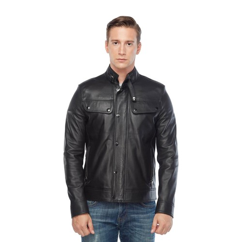 Giacca moto uomo fatta - , mano