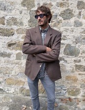 Blazer YSL lana tweed uomo