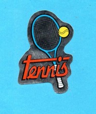 SUPERSPORT 1986-PANINI 86-Figurina n.181- SCUDETTO/BADGE -TENNIS-Recuperata
