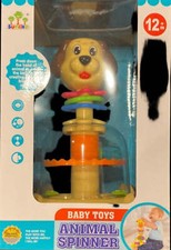 Divertente cane da spinning