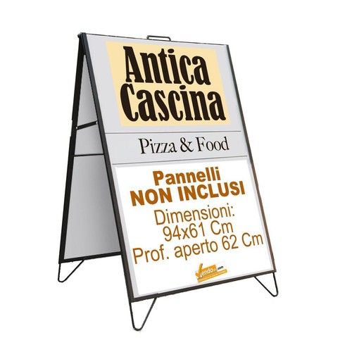 Cavalletto pubblicitario - cavalletto,