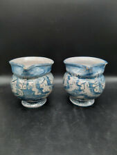 BROCCHE CERAMICA ALBA DOCILIA ALBISOLA CASTELLO BLU PICCOLE SBECCATURE 