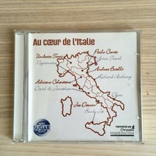 Au Coeur de l'Italie _ CD Album Compilation PROMO _ Sugar FRANCE RARO Elisa