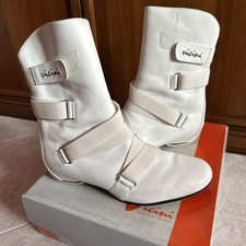Sneakers Stivaletti Da Donna Vicini Bianchi Taglia 40 Come Nuovi In Pelle